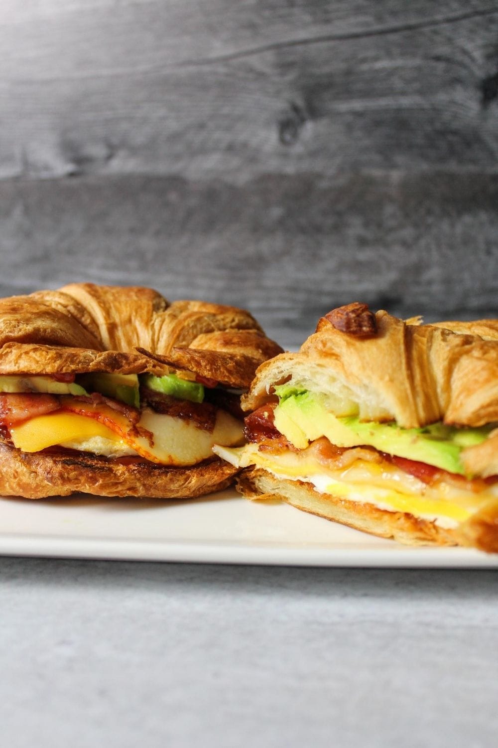Bacon Egg & Cheese Croissant Sandwich - The Daily Speshyl