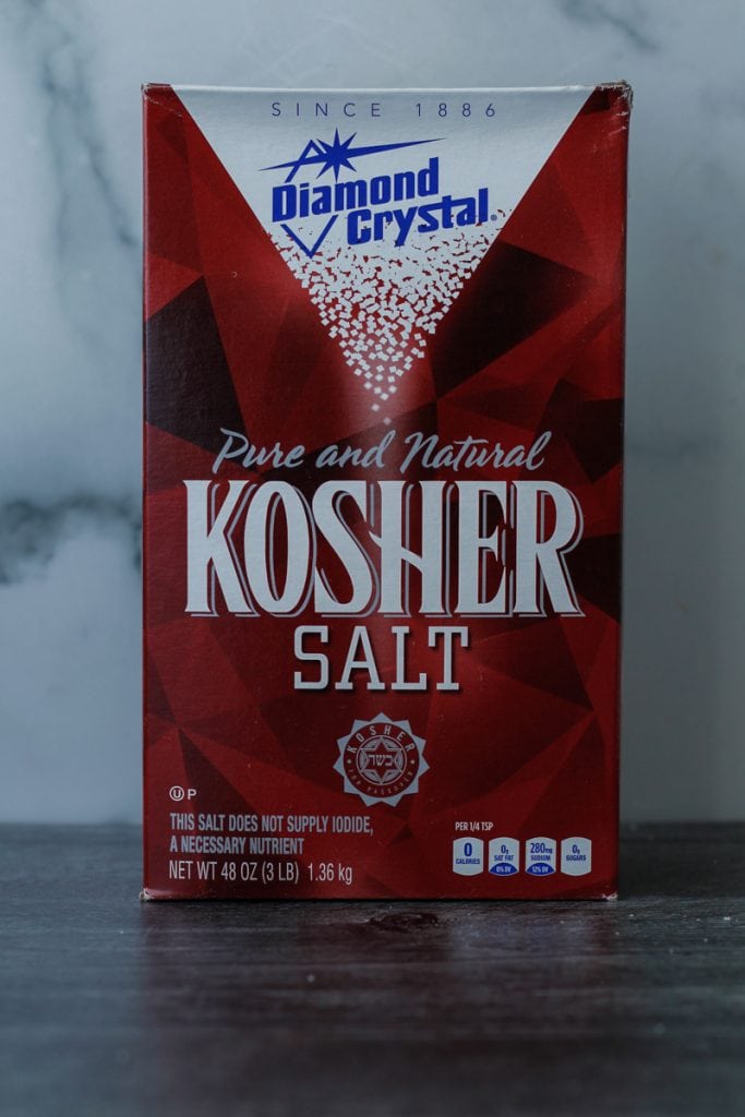 Box of Diamond Crystal Kosher Salt