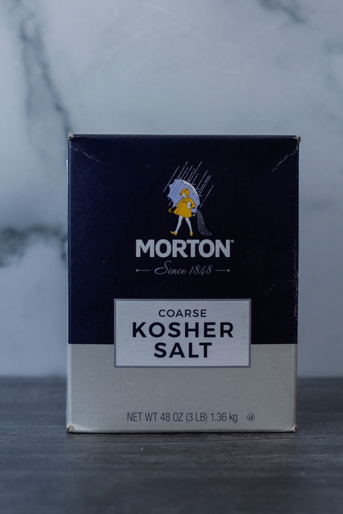 Box of Morton Coarse Kosher Salt
