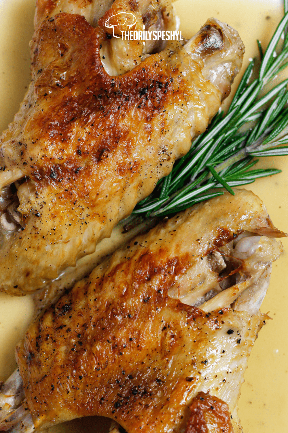 Braised Turkey Wings with Pan Gravy