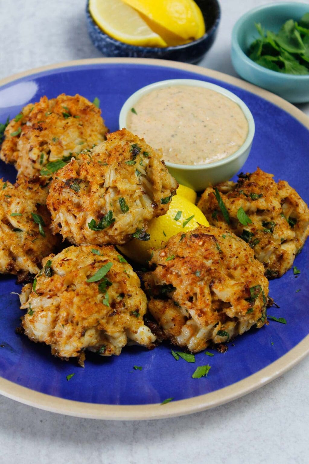 Maryland Crab Cakes with Remoulade Sauce